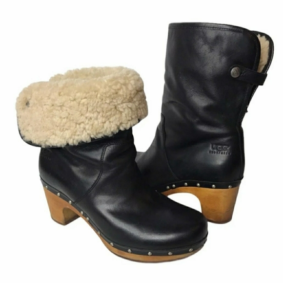 🆕️ NEW UGG Lynnea Leather Studded Boots👢Sz 5 - Picture 2 of 16